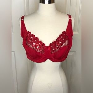 Delta Burke Red Bra